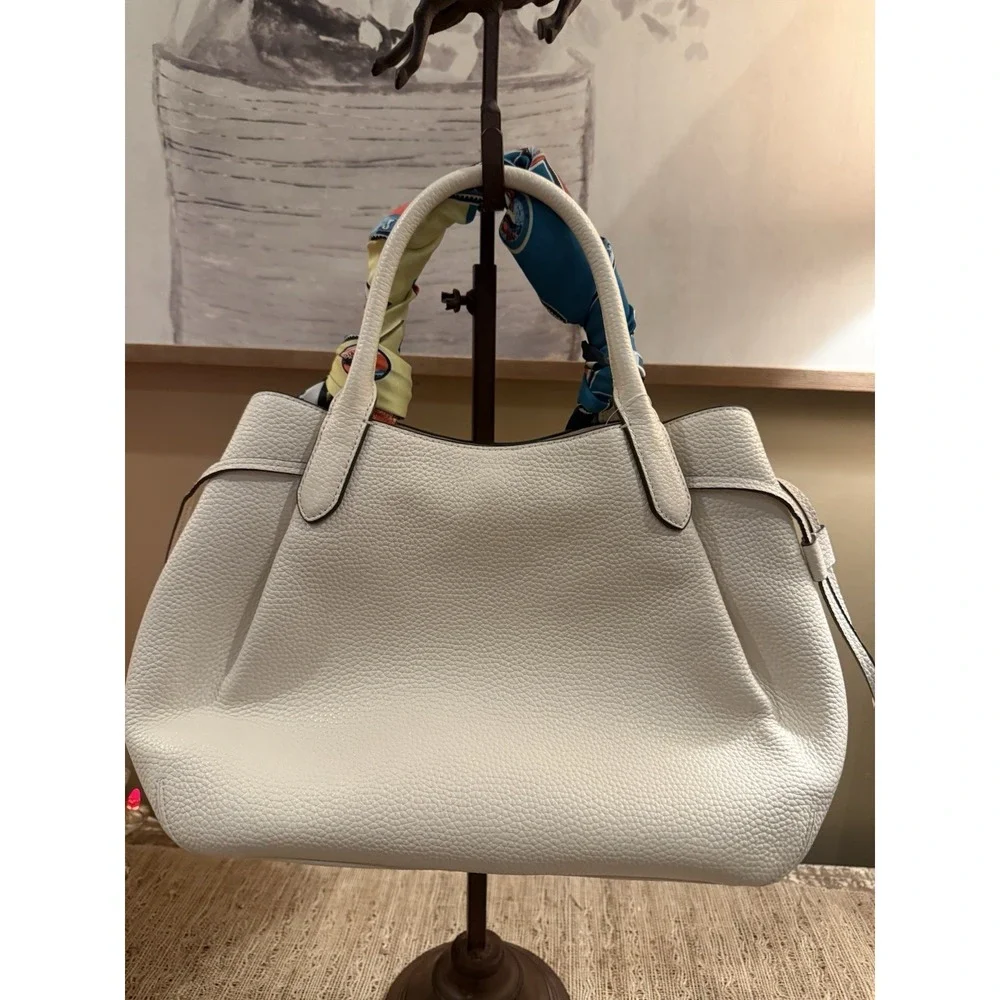 NWT Kate‎ Spade Dumpling Leather Large Satchel Bag Parchment Crossbody 459$